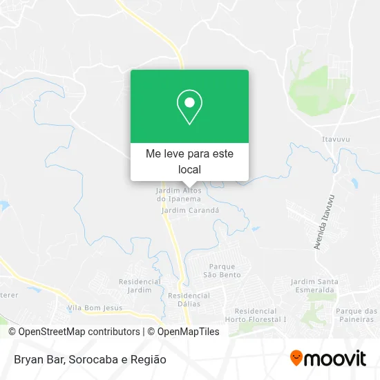Bryan Bar mapa