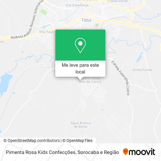 Pimenta Rosa Kids Confecções mapa