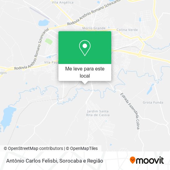Antônio Carlos Felisbi mapa