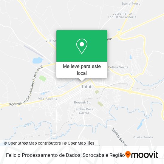Felicio Processamento de Dados mapa