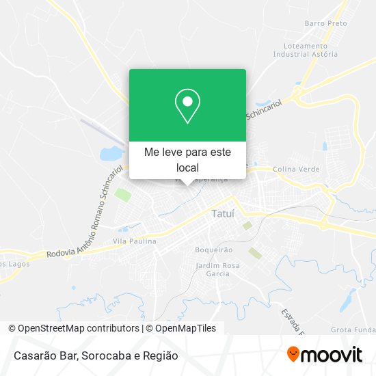 Casarão Bar mapa