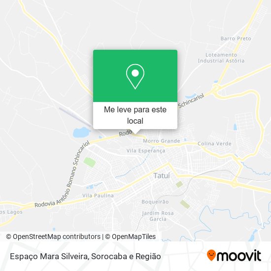 Espaço Mara Silveira mapa