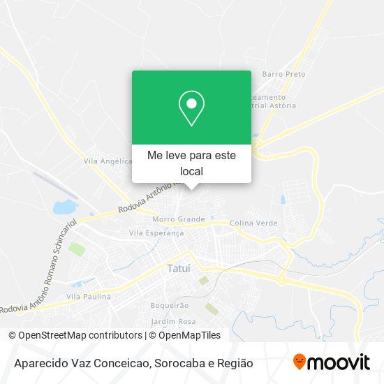 Aparecido Vaz Conceicao mapa