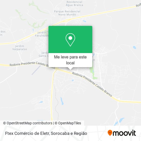 Ftex Comércio de Eletr mapa