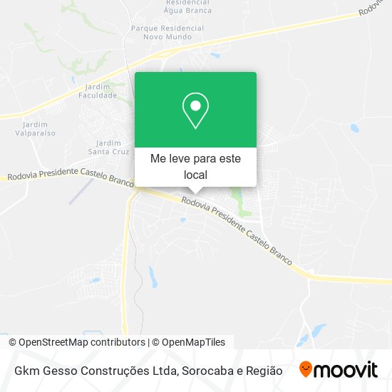 Gkm Gesso Construções Ltda mapa