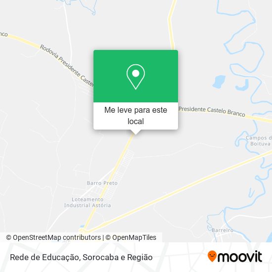 Rede de Educação mapa