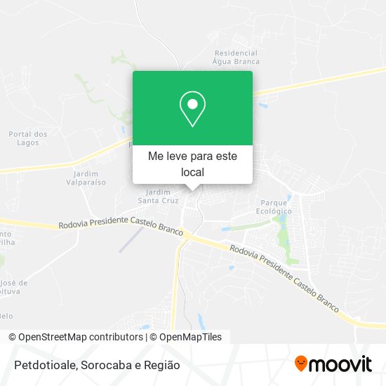 Petdotioale mapa