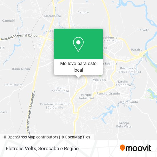 Eletrons Volts mapa
