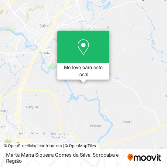 Marta Maria Siqueira Gomes da Silva mapa