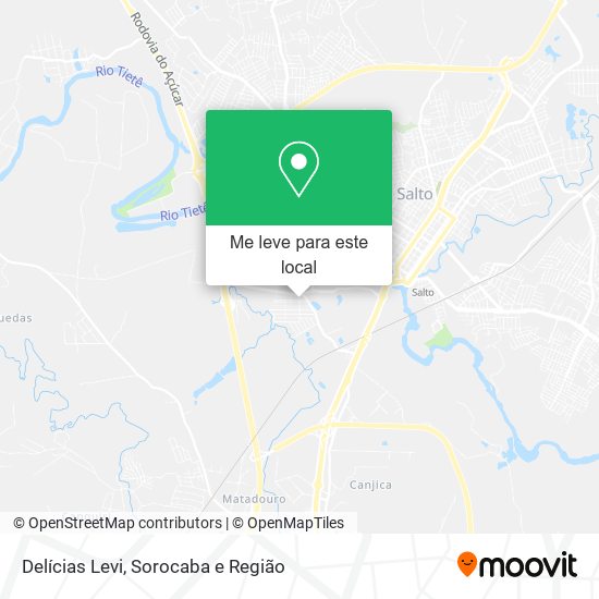 Delícias Levi mapa