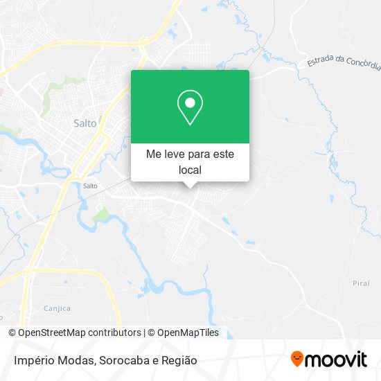 Império Modas mapa