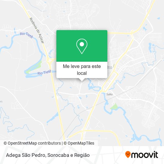 Adega São Pedro mapa