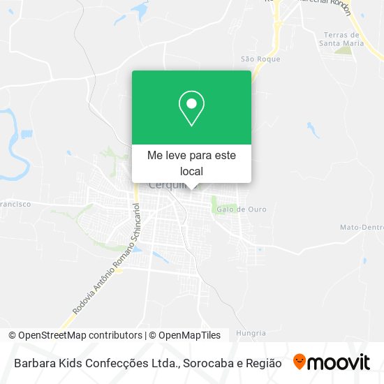 Barbara Kids Confecções Ltda. mapa