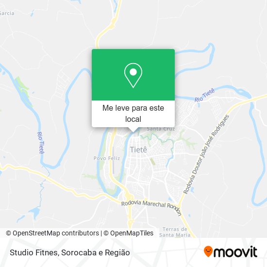 Studio Fitnes mapa