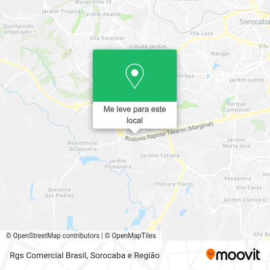 Rgs Comercial Brasil mapa