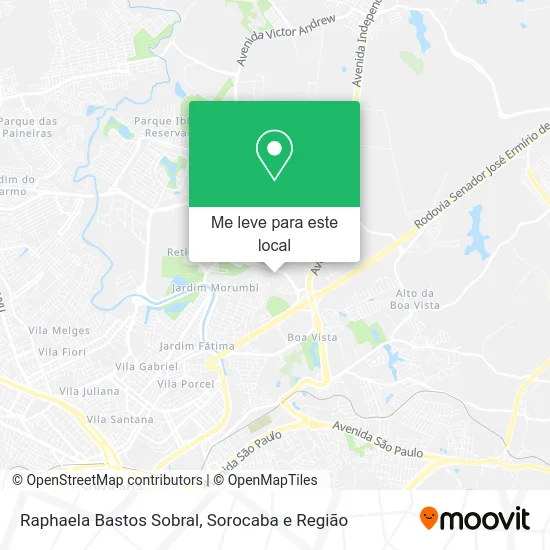 Raphaela Bastos Sobral mapa