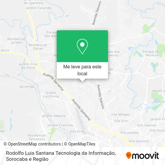 Rodolfo Luis Santana Tecnologia da Informação mapa