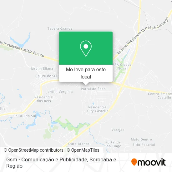 Gsm - Comunicação e Publicidade mapa