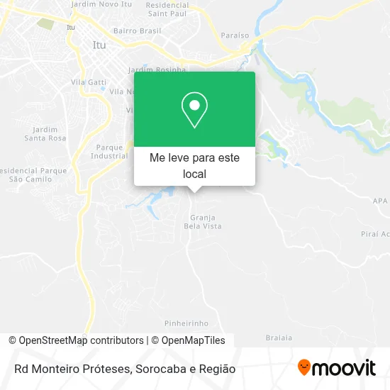 Rd Monteiro Próteses mapa