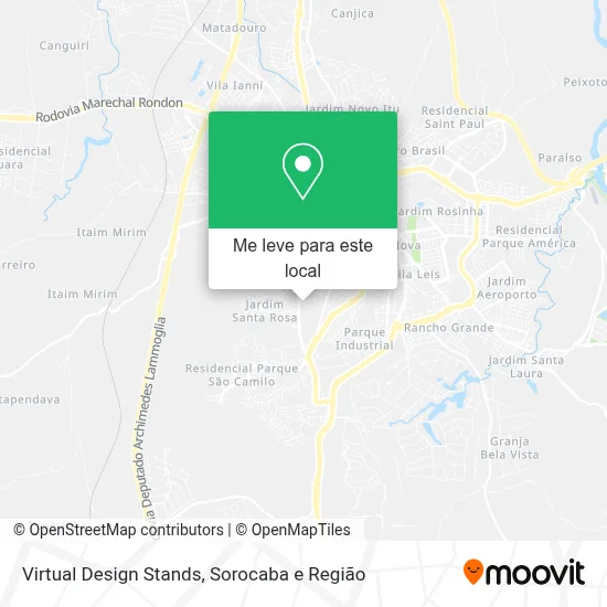 Virtual Design Stands mapa