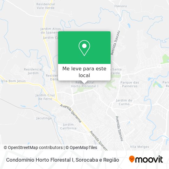 Condomínio Horto Florestal I mapa