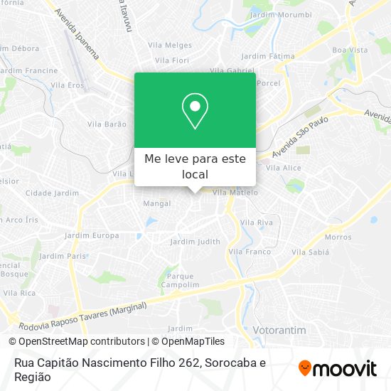 Rua Capitão Nascimento Filho 262 mapa