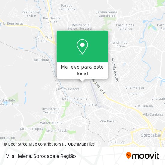 Vila Helena mapa