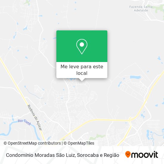 Condomínio Moradas São Luiz mapa