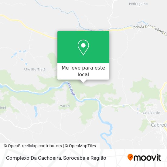 Complexo Da Cachoeira mapa