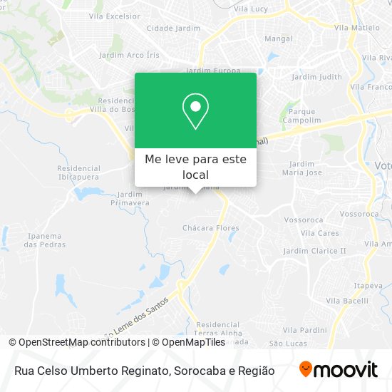 Rua Celso Umberto Reginato mapa