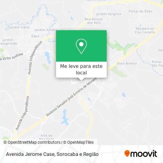 Avenida Jerome Case mapa