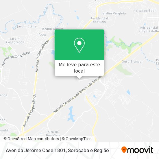 Avenida Jerome Case 1801 mapa