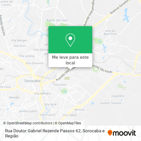 Rua Doutor Gabriel Rezende Passos 62 mapa