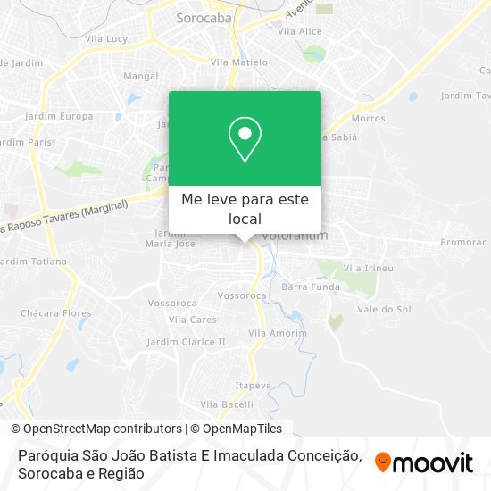 Paróquia São João Batista E Imaculada Conceição mapa