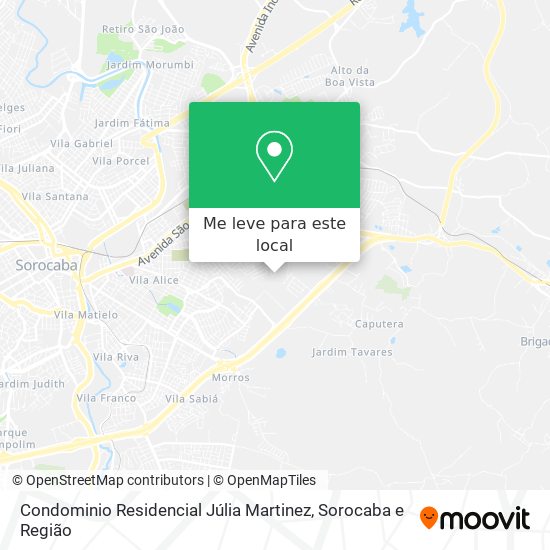 Condominio Residencial Júlia Martinez mapa