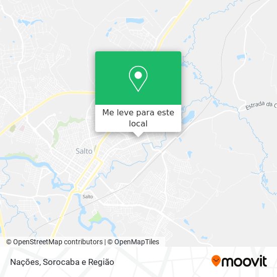 Nações mapa