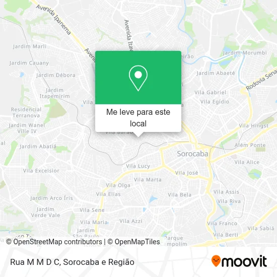 Rua M M D C mapa