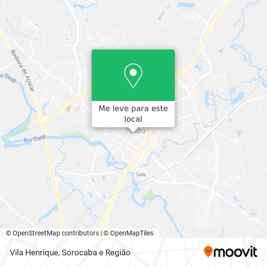 Vila Henrique mapa
