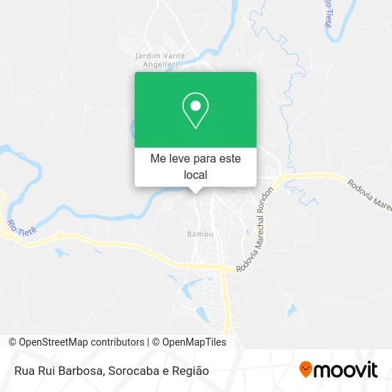 Rua Rui Barbosa mapa