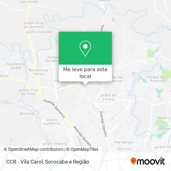 CCB - Vila Carol mapa