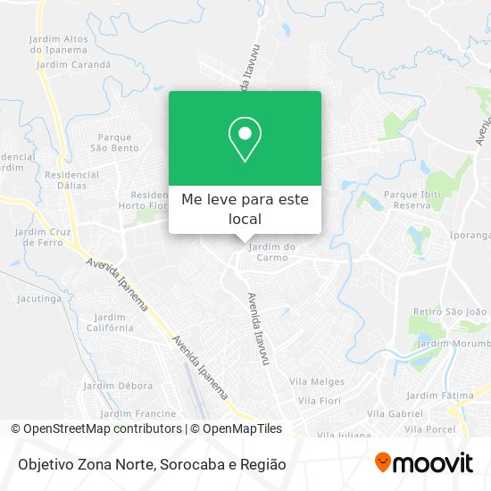 Objetivo Zona Norte mapa