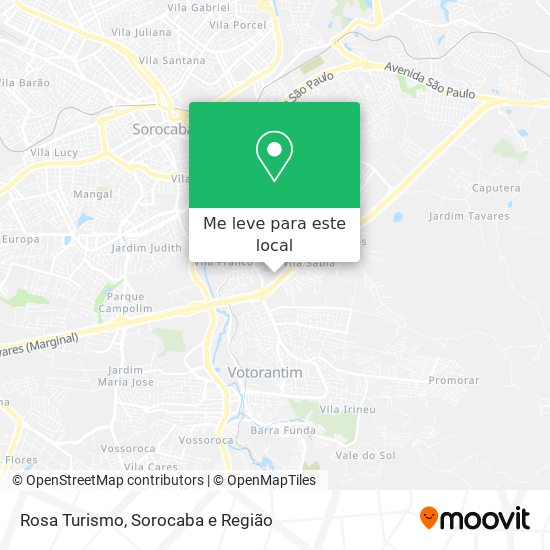 Rosa Turismo mapa