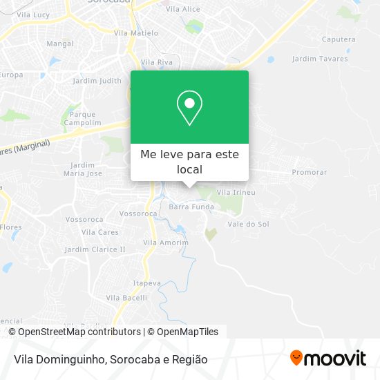 Vila Dominguinho mapa
