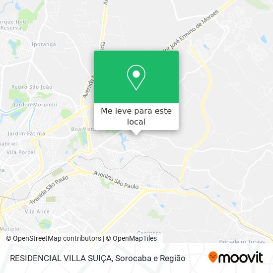 RESIDENCIAL VILLA SUIÇA mapa