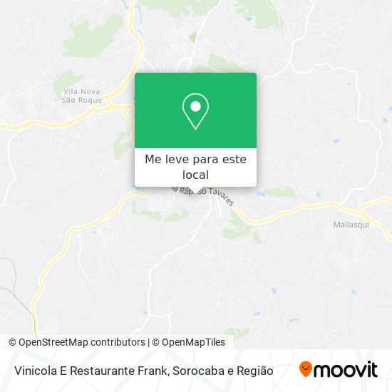 Vinicola E Restaurante Frank mapa