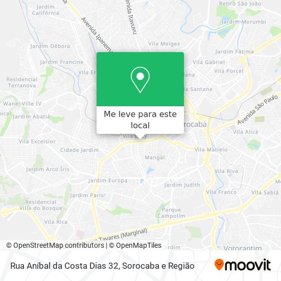 Rua Aníbal da Costa Dias 32 mapa