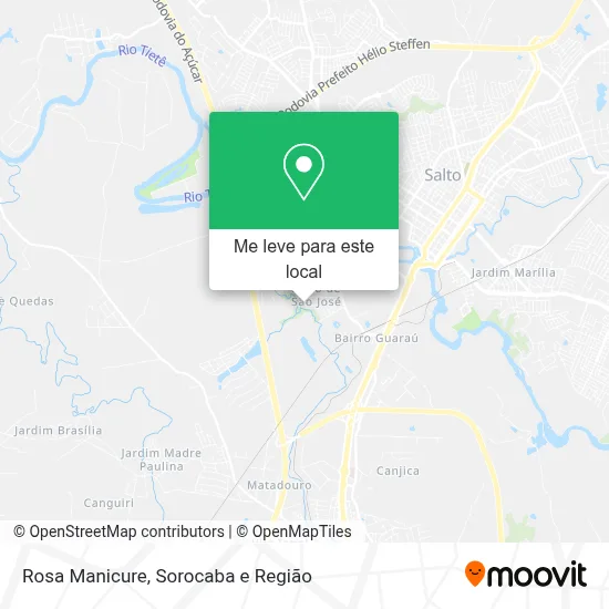 Rosa Manicure mapa