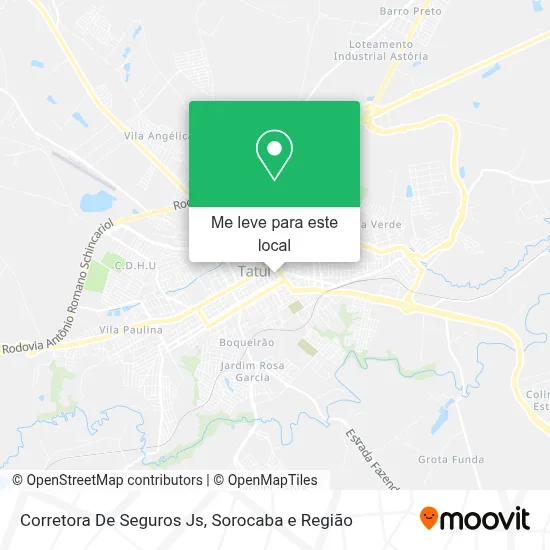 Corretora De Seguros Js mapa