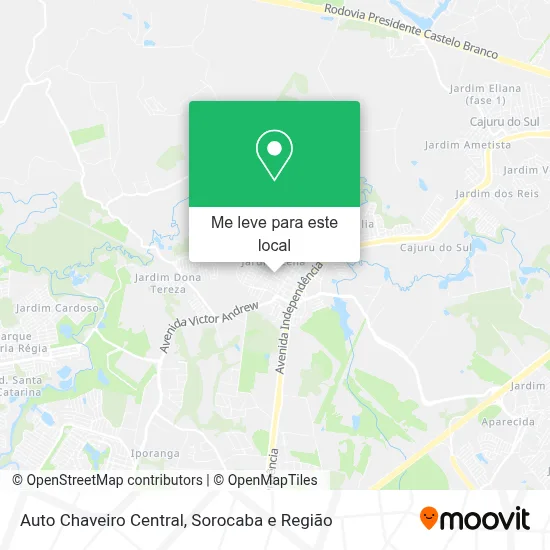 Auto Chaveiro Central mapa