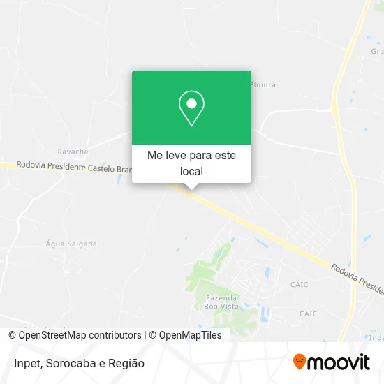 Inpet mapa